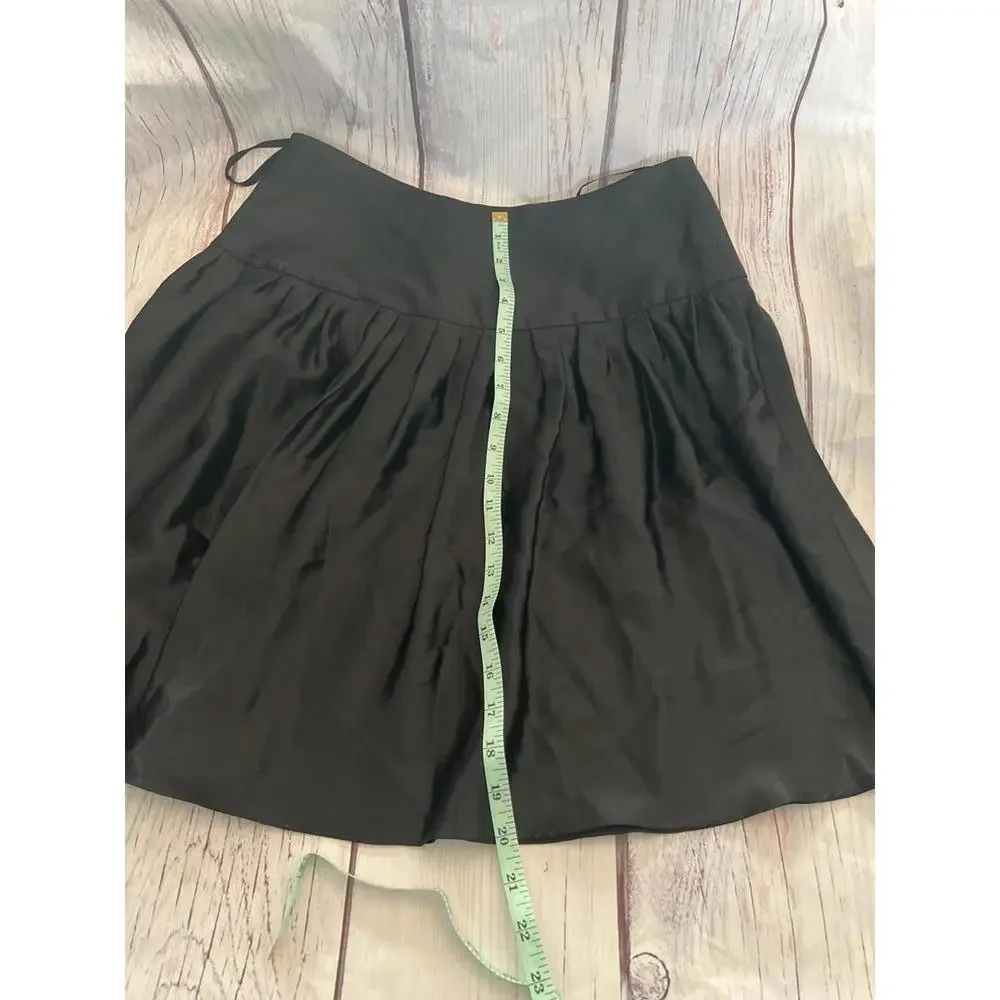 Express Women's Black Flared Skirt - Size 0 - Picture 2 of 3